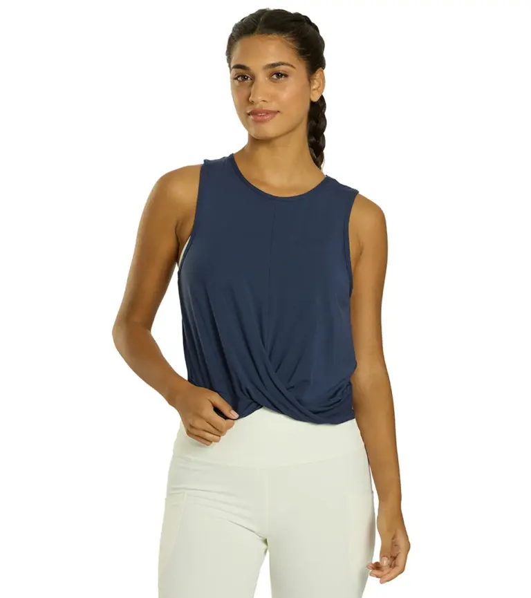 Twisted Layering Crop Tank