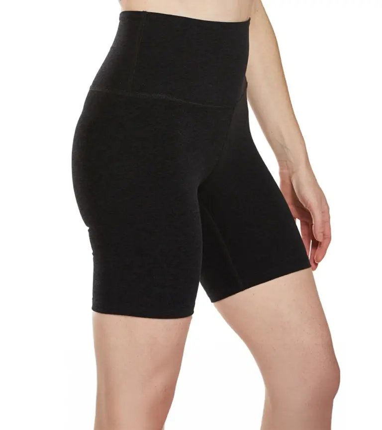 Spacedye High Waisted Biker Yoga Shorts