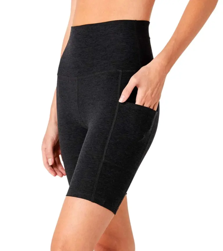 Spacedye Team Pockets High Waisted Biker Shorts