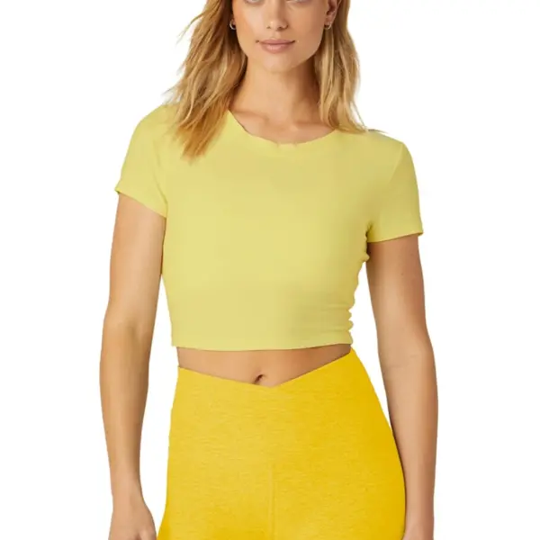 Featherweight Perspective Cropped Tee