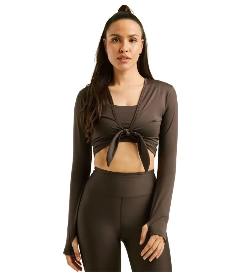 Tie Front Long Sleeve