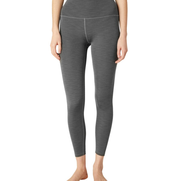 Heather Rib High Waisted 7/8 Yoga Leggings