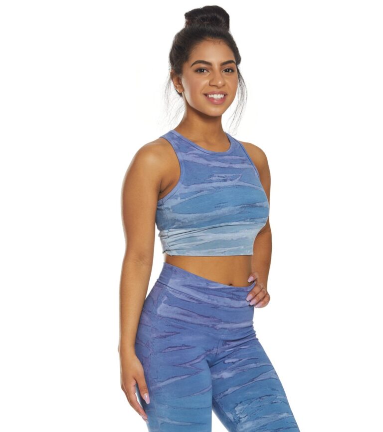 Wrap Back Yoga Crop Top