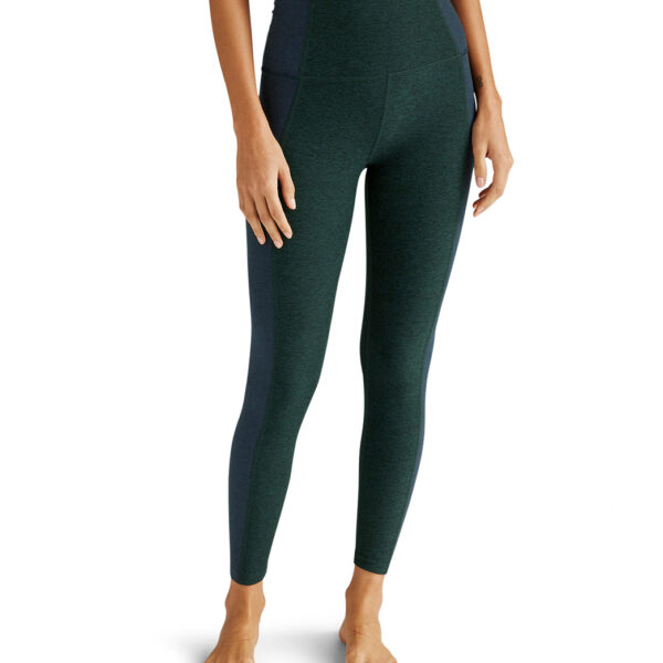 Spacedye Vitality Colorblock High Waisted Midi Legging