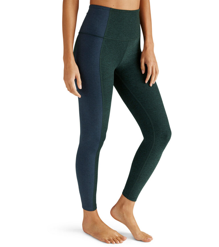 Spacedye Vitality Colorblock High Waisted Midi Legging
