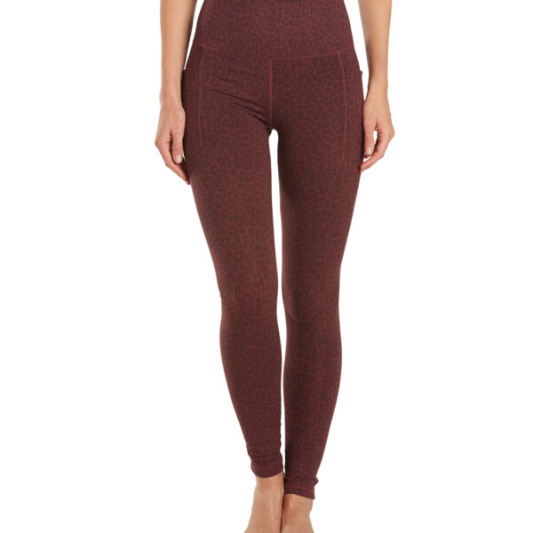 Uphold Cheetah High Waisted Leggings With Pockets 28"
