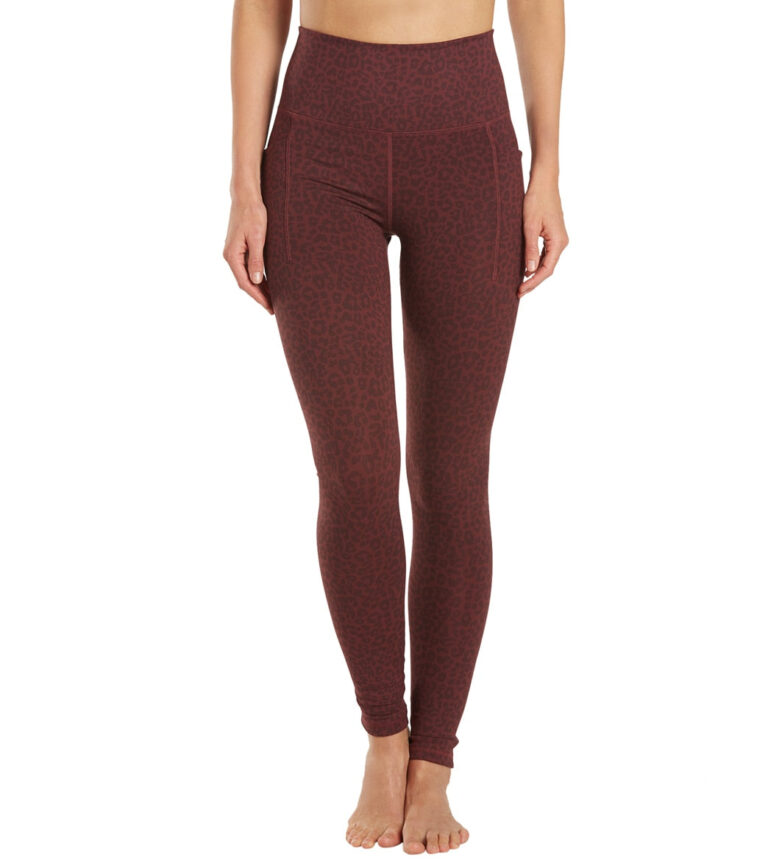 Uphold Cheetah High Waisted Leggings With Pockets 28"