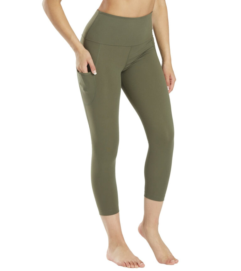 High Waisted Capri Crop 21"