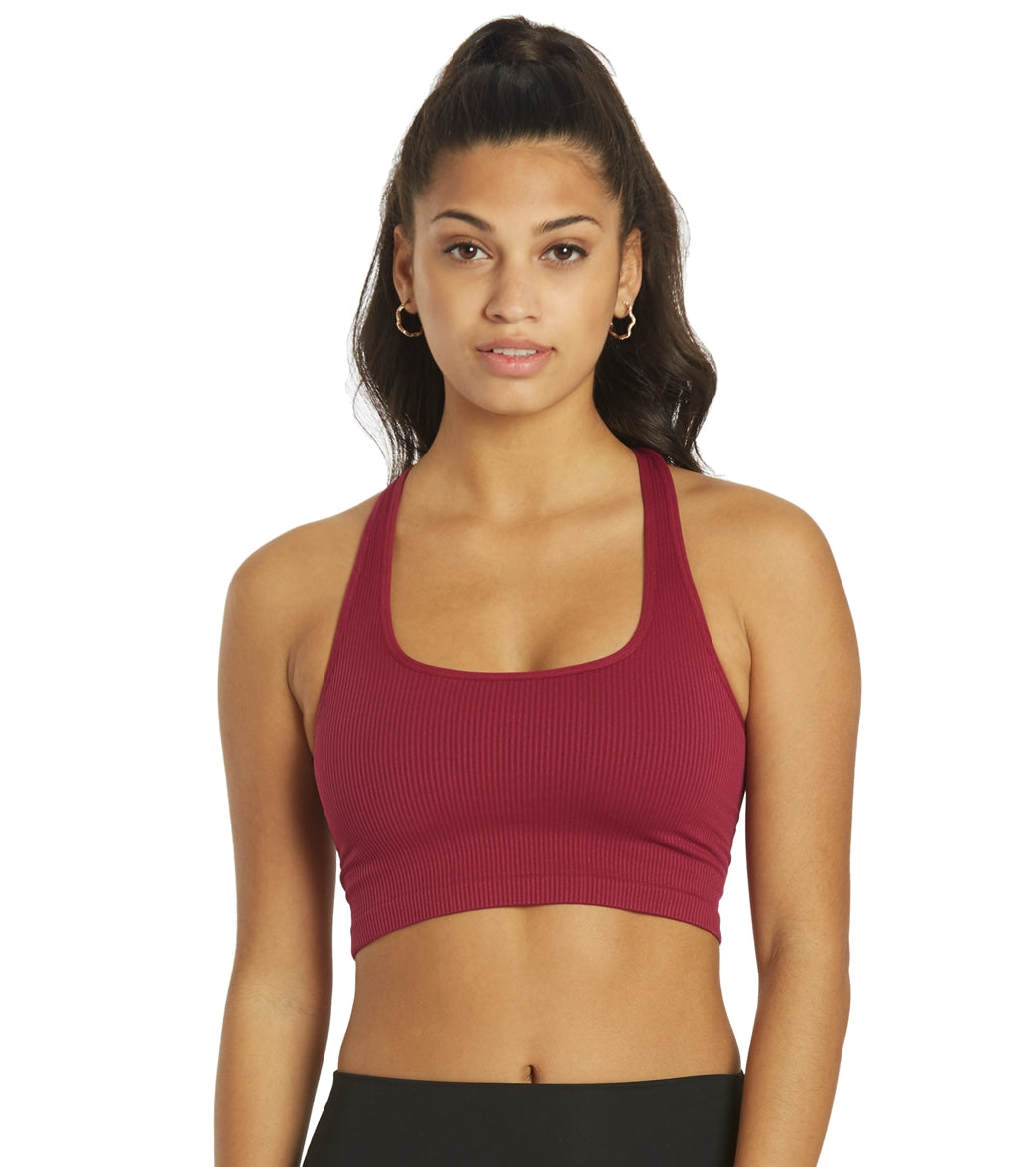 running belts australia styled over Athena Crop Tank for low-impact yoga cooldowns