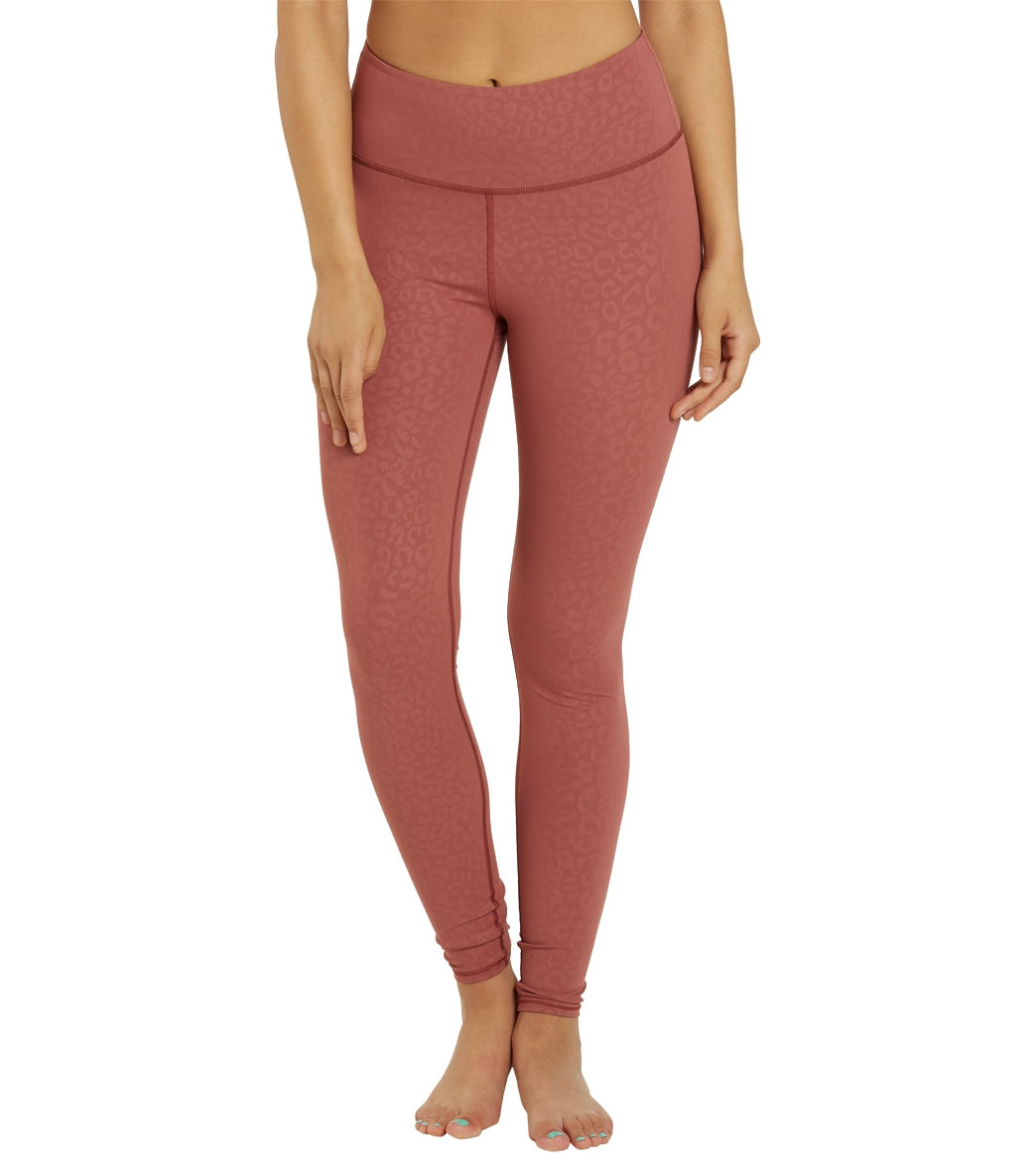sets tracksuits leopard legging detail with pocket and 4-way stretch